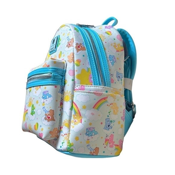 Loungefly Exclusive Care Bears Rainbow Mini Backpack - Picture 3 of 8